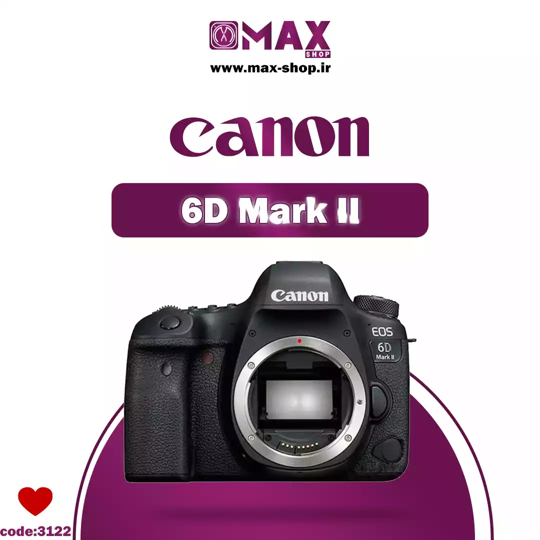 دوربین حرفه ای کانن | Canon 6D Mark II Body  دست دو